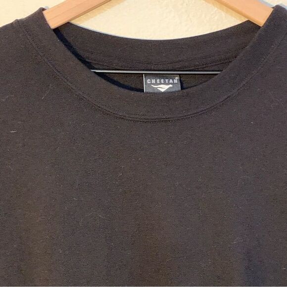 CHEETAH MUSCLE T-Shirt Men’s XXL Black Crew Neck. - Picture 3 of 13